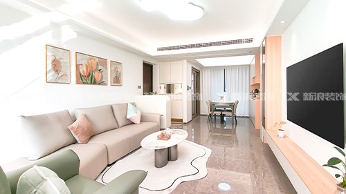 120m²現(xiàn)代奶油溫馨小家，我超愛|長沙全屋整裝
