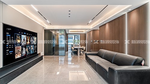 143㎡意式輕奢 12W打造高級感黑金美學(xué)館|長沙全屋整裝
